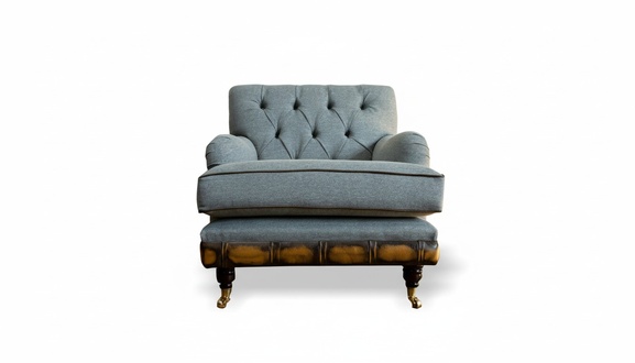 Design Luxury Chair Armchair Sofa 1-Seater TV Lounge Chaise Sofa Leather Textile
