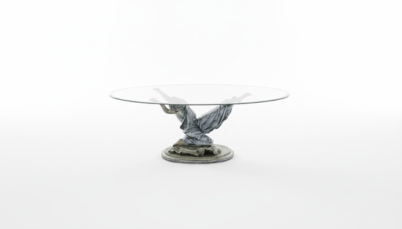 Design Medusa Coffee Table Glass Table Side Tables Couch Classic 42cm