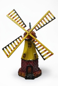 Decor figure designed as a brick mill in a german flag colours 104cm