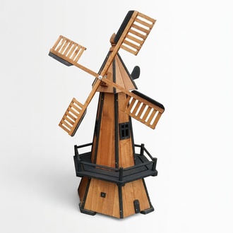 Decorative traditional sculpture designed as a colorful mill 127cm