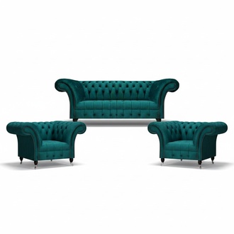 Design modern sofa set sofa set living room 3-piece Chesterfield