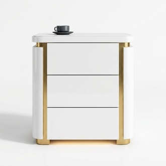 Design bedside table .console metal gloss tables consoles sleeping room side.