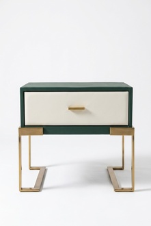 Design bedside table console metal gloss tables consoles sleeping room side !