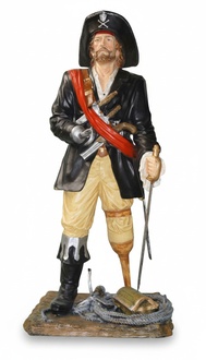 Decorative garden figure designed as pirate figurine 195cm height B434