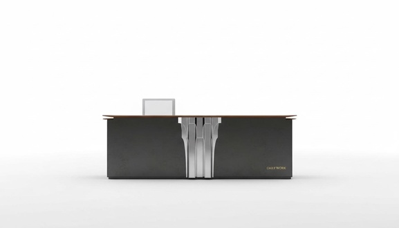 Design reception tables counter counter reception office hotel practice exhibition table new