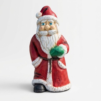 Garden decorative sculpture designed as santa-claus figure 150x75x50 cm sizes