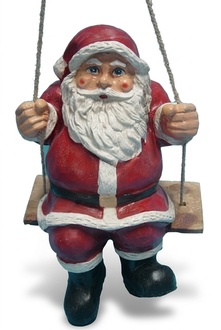 Design massive santa-claus with light figure decorative sculpture 180cm height
