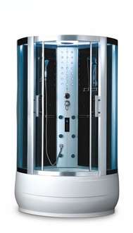 Design Shower Shower Cabin Glass Cabin Shower Box Compact Shower 98x98 cm