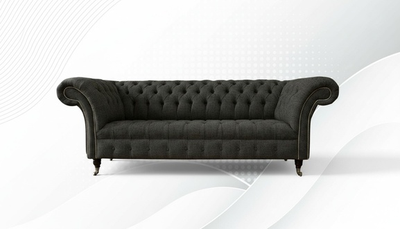 Design Sofa 3-Seater Leather Sofas Couch Upholstered Set Modern Three-Seater Furniture