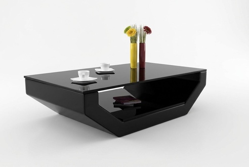 Design Space Luxury Leather Glass Table Living Room Sofa Table Side Tables Coffee