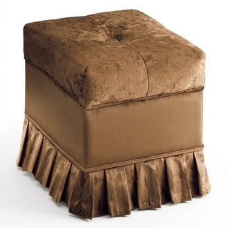 Design stool bench luxury pouf footstool furniture upholstery stool arredoclassic