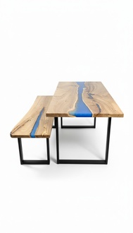 Design table bench dining table kitchen table living room tables solid 2 pieces new benches
