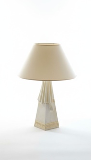 Design table lamp in antique greek column figure statue style decorative model - 6899