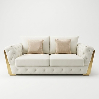 Design Two Seater Lounge Furniture 2 Seater Sofa Cushion Club Couches Sofas