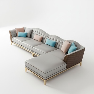 Design couch upholstery living area corner sofa upholstery seat set sofa L shape