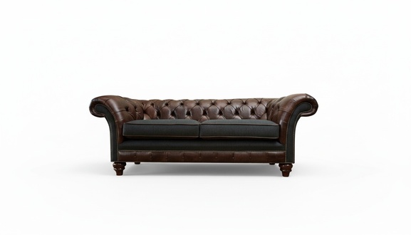 Design cushion seat couch 3-seater set sofa sofas couches Chesterfield new