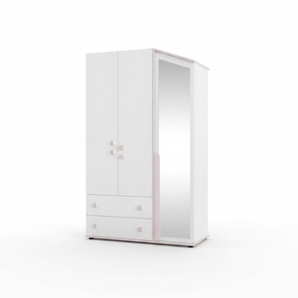 Design Wardrobe Wooden Wardrobe Wardrobe Furniture Wood Mirror White New