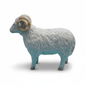 Design Ram Figure Garden Statue Sculpture Figures Sculptures Deco New
