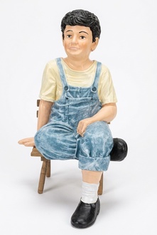 Design boy figure statue sculpture figures sculptures decoration decorative garden 1