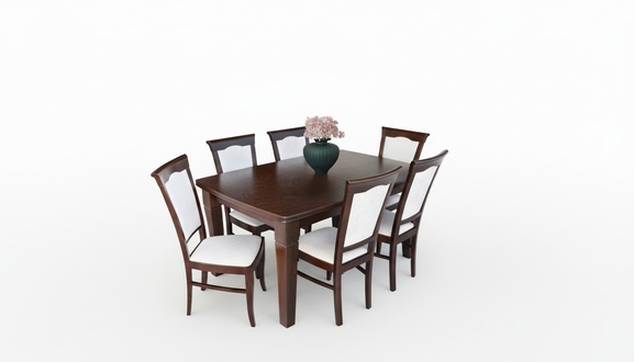 Designer 400cm Wooden Conference Table Tables Meeting Dining Table 6 Chairs