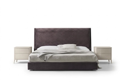 Designer bed 2x bedside tables chest of drawers 4 pieces. Set bedroom Italian furniture