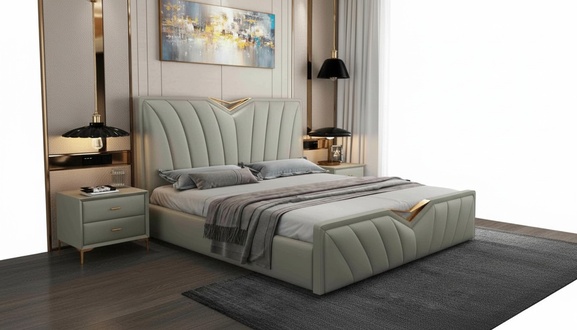 Designer Bed Bedroom Beds Leather Hotel Italian Furniture