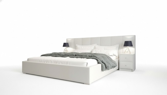 Designer bed bedroom beds textile fabric hotel luxury upholstered seating fabric