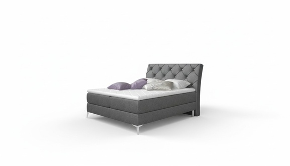 Designer Bed Bedroom Beds Textile Hotel Upholstery Chesterfield Boxspring