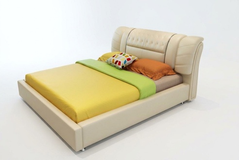Designer bed Chesterfield beds textile leather hotel luxury upholstery velvet fabric
