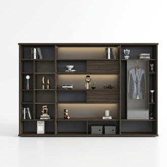 Designer wardrobe living room wardrobes luxury office furniture shelf wood