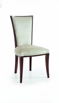 Designer chair armchair royal classic chairs upholstery lean seat wood New K4