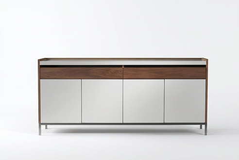 Designer Chest of Drawers Side Low Board Cabinet Living Room Wood Luxury Shelf Sideboard