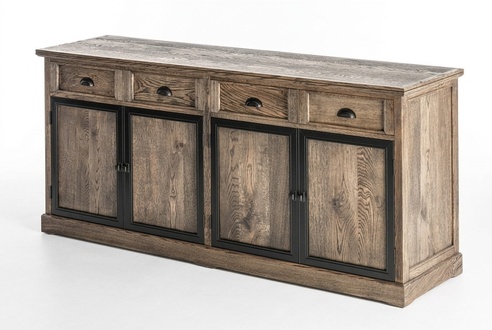 Chest of Drawers Dresser Side Lowboard Cabinet Living Room Shelf Wood Luxury