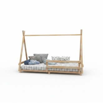 Designer children\'s room furniture Luxurious bed frame Robust wooden furniture