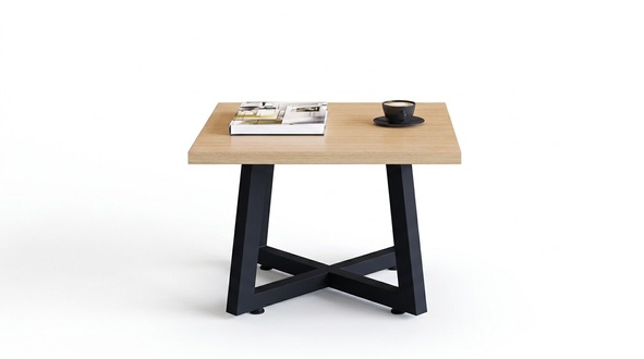Designer Coffee Table Luxury Brown Side Table Office Wood Furniture Stylish
