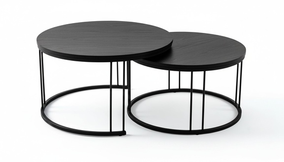 Designer coffee table side table luxury table living room table 2-piece coffee table