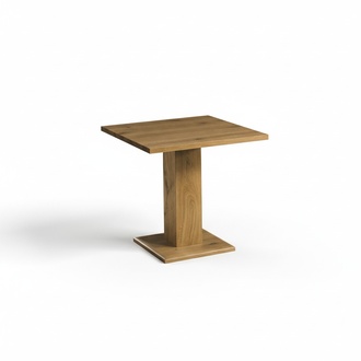 Modern style made of real wooden square side coffee table, size 55x55x55cm, model - F – S3