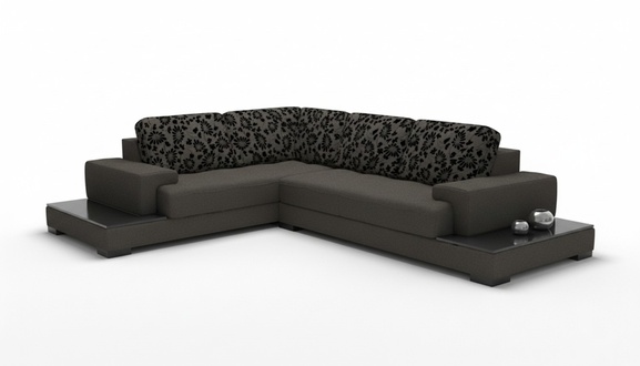 DESIGNER CORNER SOFA CORNER COUCH COUCH SET TEXTILE NEW! FABRIC SOFA SOFA SET