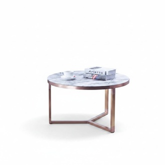 Designer Couch Table Round Tables Round Sofa Metal Glass Side Table Living Room New