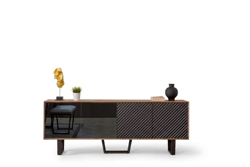 Designer dining room set 4-piece sideboard with 3x mirrors modern style new