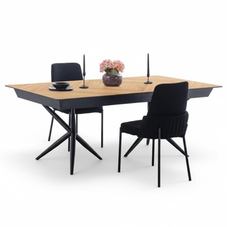 Designer Dining Room Set 7-piece Dining Table Dining Group Modern 6x Chairs Luxury