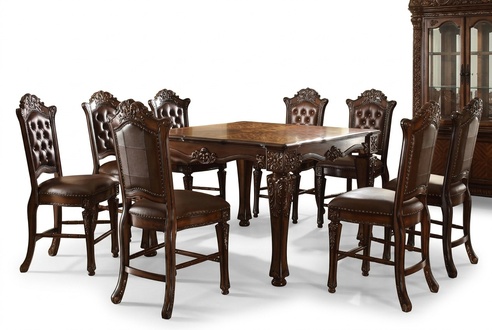 Designer Dining Table 8 Chairs Group Chair Tables Wood Table Set