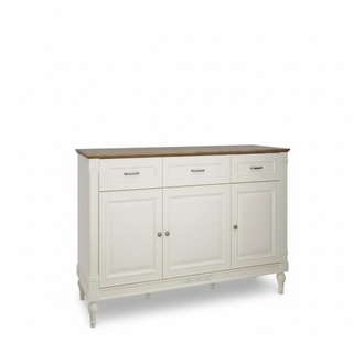 Classic style made of real wooden designer sideboard with 3-swing doors & 3-sliding drawers - model - FL-K3