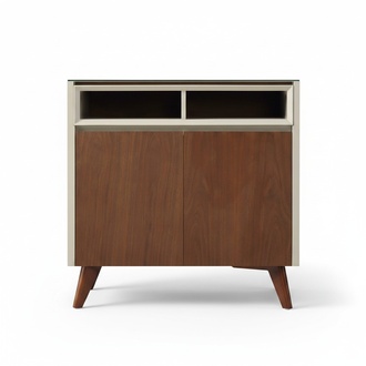 Designer Dresser Side Low Board Cabinet Shelf Metal Luxury Living Room