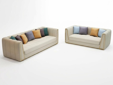 Designer Furniture Living Room Poster Sofa Couch Set 3+2 Seater