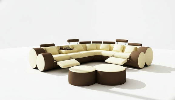 DESIGNER LEATHER SOFA + USB CORNER COUCH LEATHER COUCH LOUNGE FURNITURE MADE IN EU