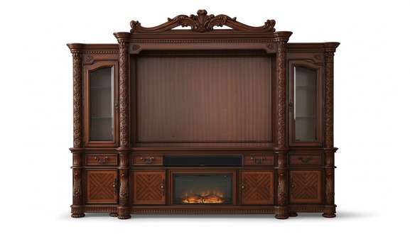 Designer Living Room TV Wall Unit Media Wall TV Cabinet Living Wall
