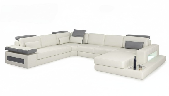 Designer Living Landscape Sofa Couch Corner Sofa U-Shaped Upholstery Living Landscape