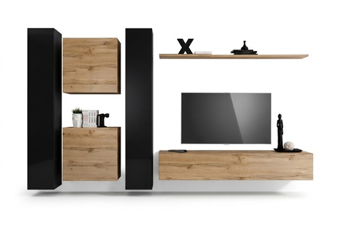 Designer Living Room Furniture 4x Wall Cabinet Luxury Furnishing Wall Cabinet