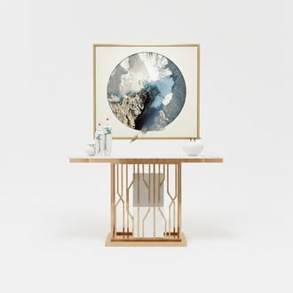 Designer Luxury Console Table Consoles Stainless Steel Design Gold Modern New
